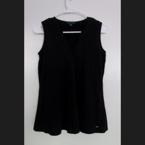 Black Tommy Hilfiger Sleeveless Blouse